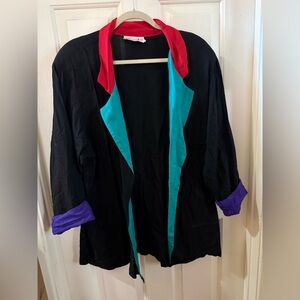 Vikki Vi Red and Black Jacket